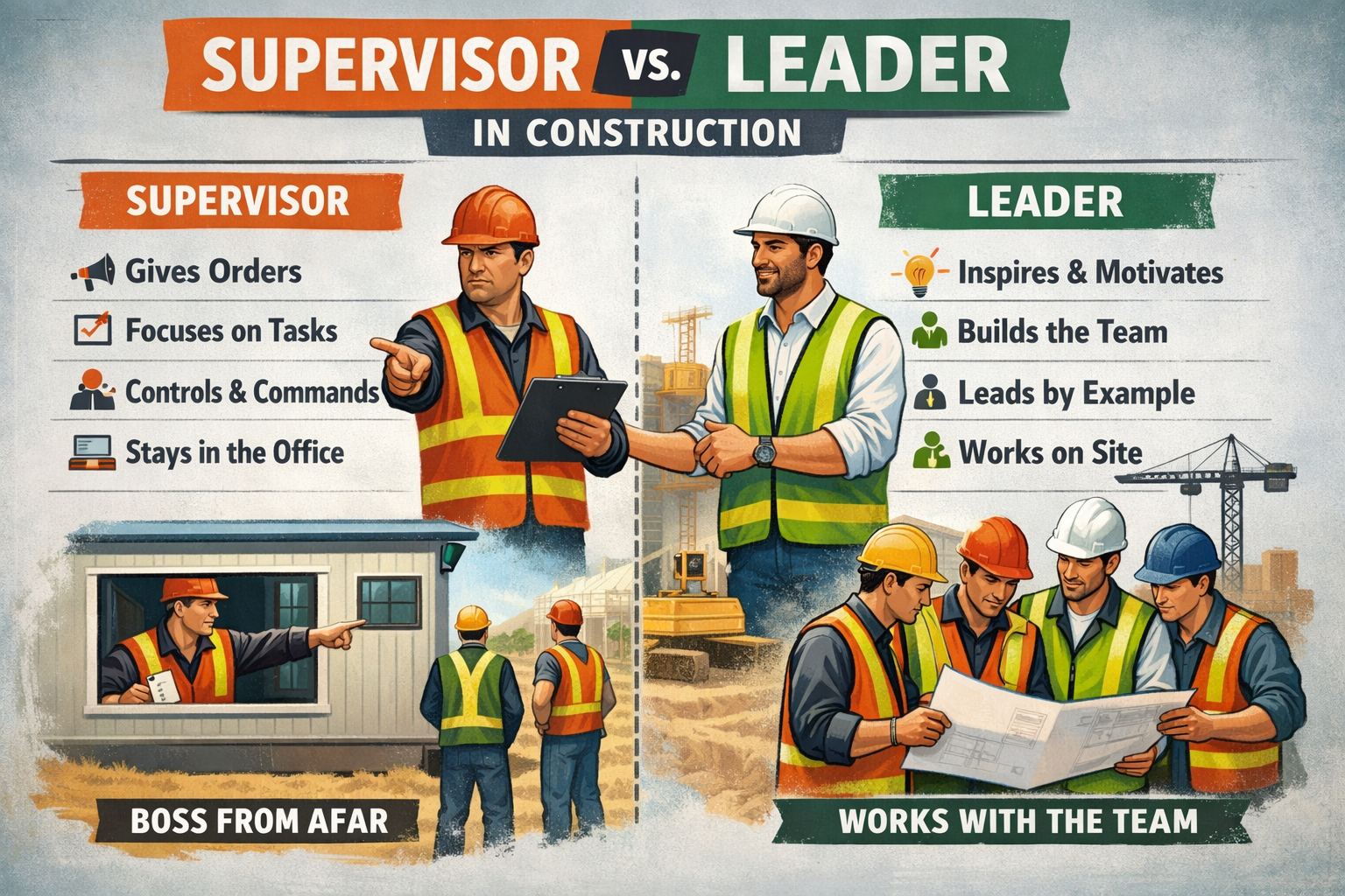Supervisor vs Leader